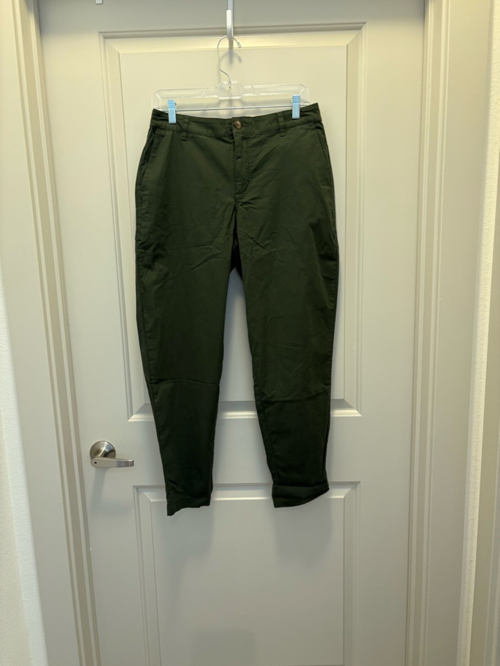Pact organic cotton olive green pants NWT Size M